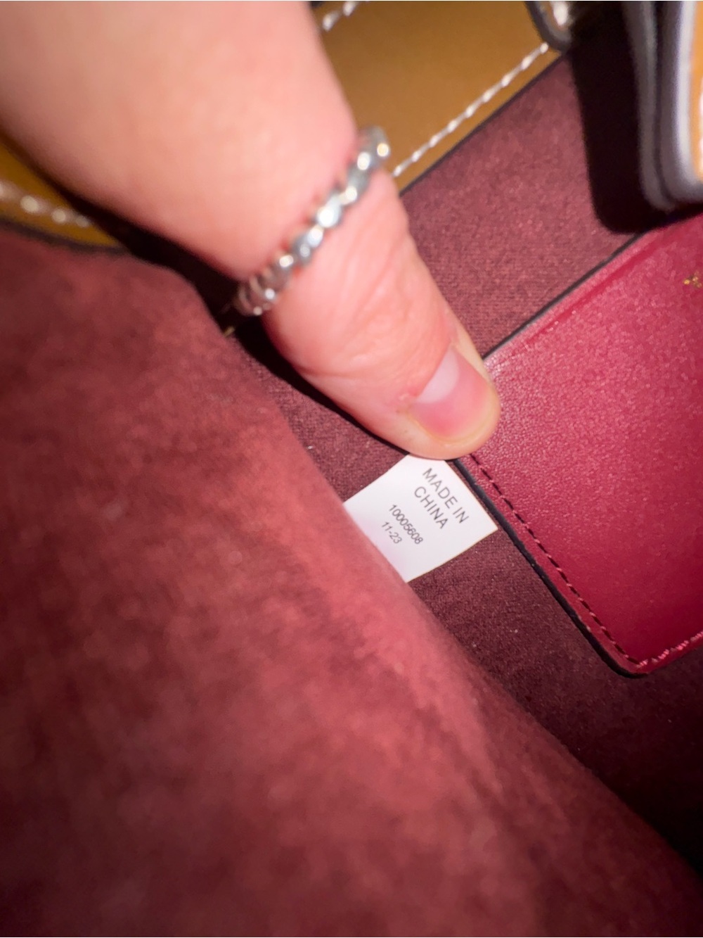 Tory Burch Beige and Brown Mini Logo Jacquard Tote - Picture 8 of 8